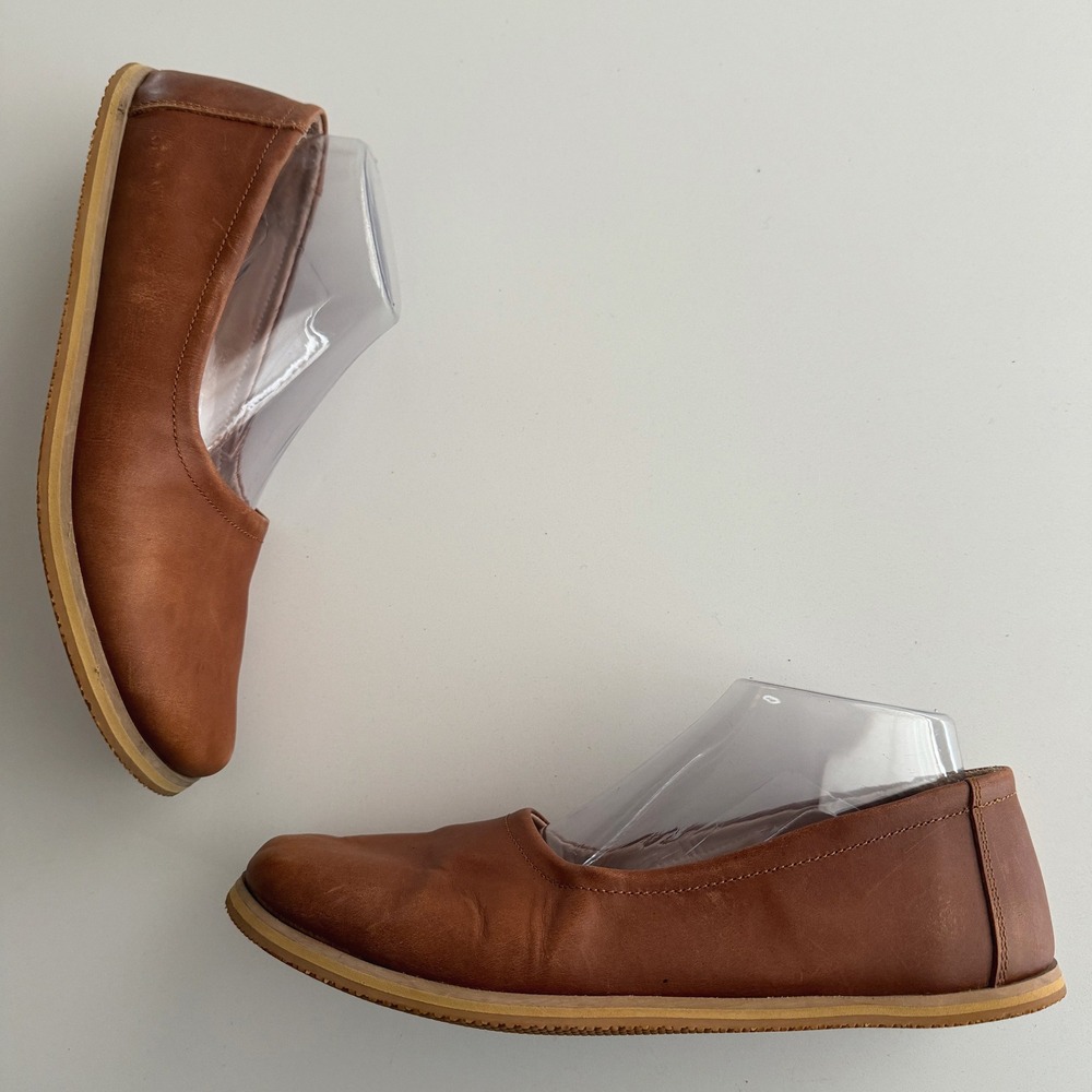 Nebula Walking Handmade Leather Barefoot Wide Toe Walking Shoes Fall Brown 10.5